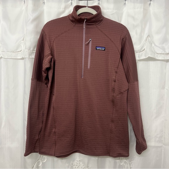 Patagonia Women’s R1 Fleece Half-Zip Pullover Brown Size Large— NWOT - Picture 4 of 12